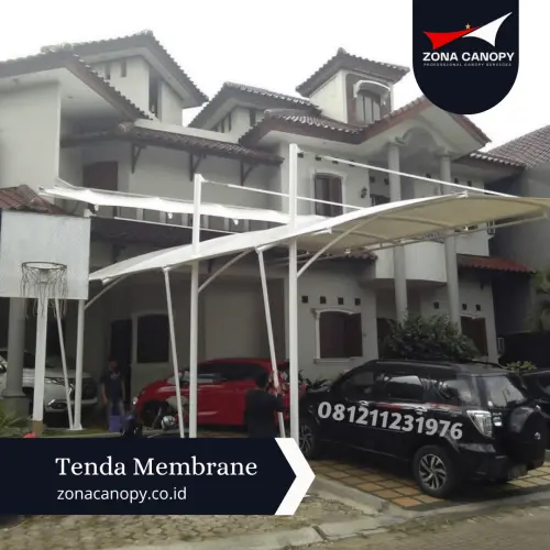 Canoppy Membrane Carport gading serpong